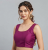 ALIA | MAGENTA PINK TAFFETA SILK | BLOUSE