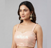 SIENNA | PEACH SEQUIN BLOUSE