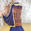 Unstitched Soft Polyester Crepe Suit