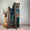 Designer Self Print Abstract Garam Suit (V12)