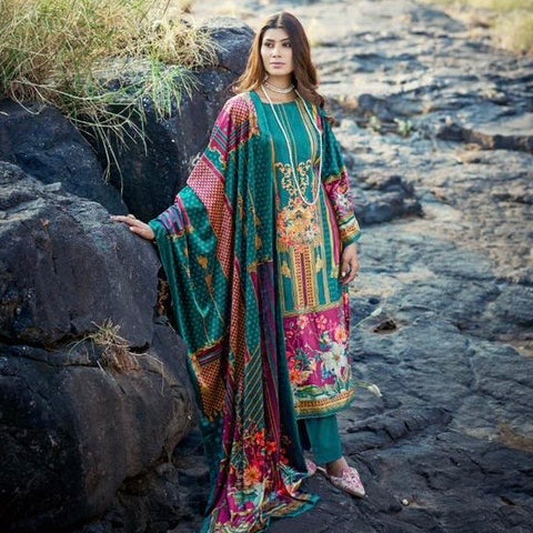 Unstitched Soft Georgette Suit