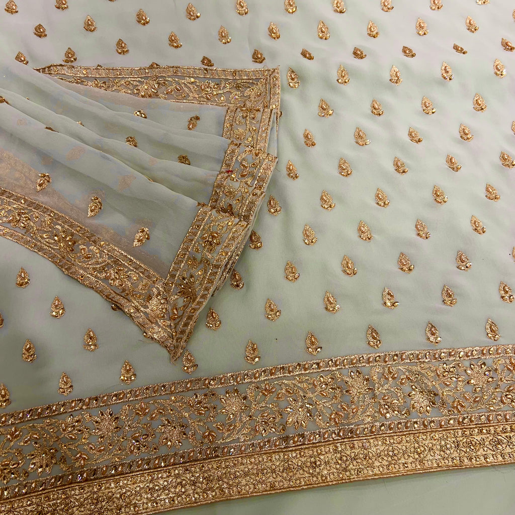 Unstitched Soft Georgette Suit (B13)