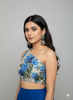 FAUX SILK| FLORAL BLOUSE