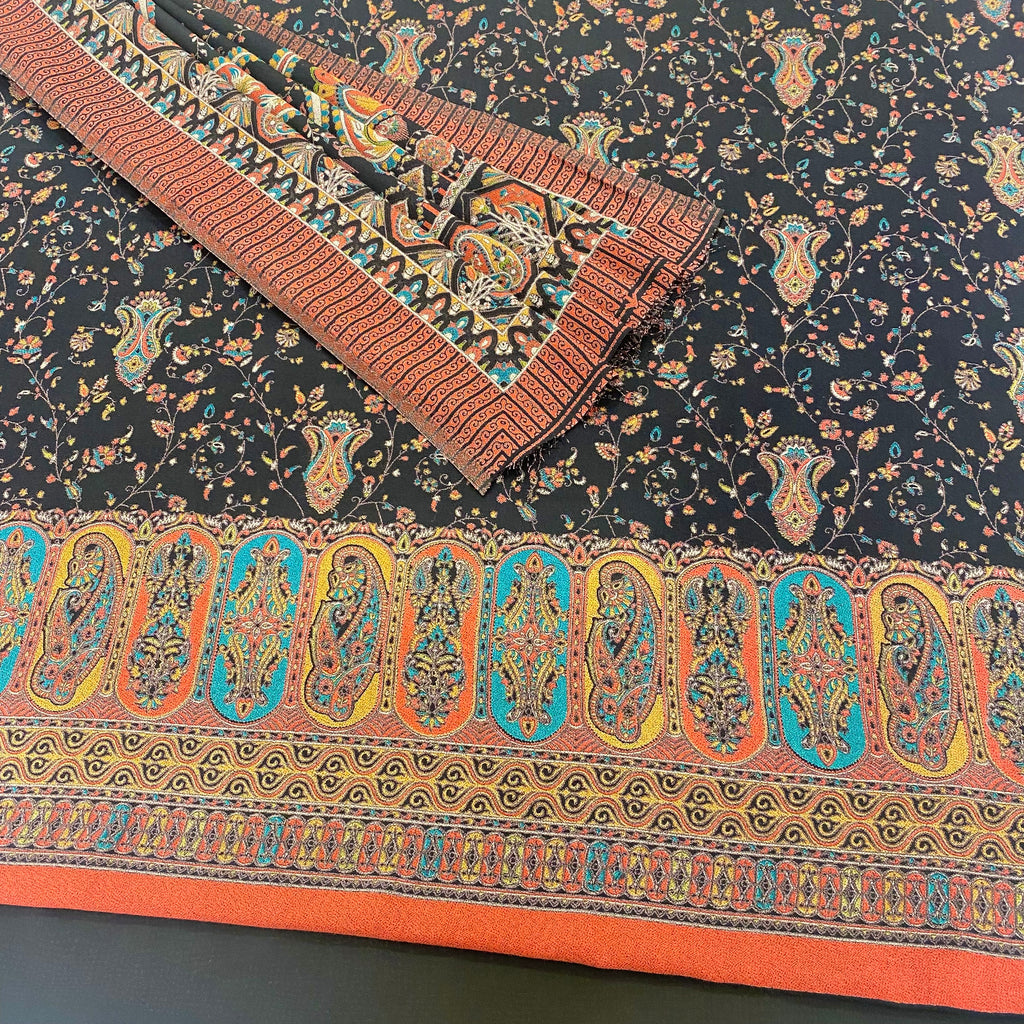 Designer Self Print Alpine Floral Garam Suit