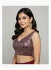 MAROON | SEQUIN BLOUSE