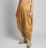GOLD | FAUX SILK | PLAIN READY TO WEAR DHOTI SALWAR