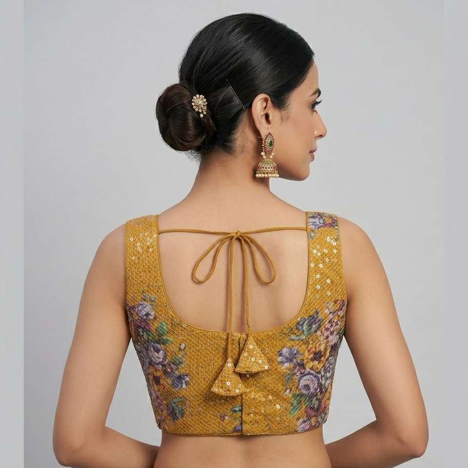 MUSTARD | GEORGETTE | BLOUSE