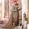 Designer Abstract Crepe Print Suit