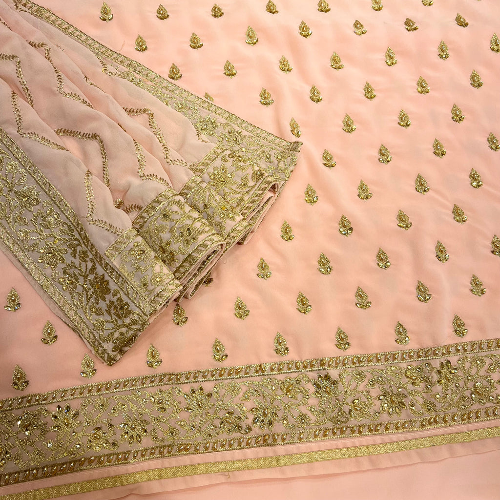 Unstitched Soft Georgette Suit (B13)