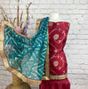 Unstitched Soft Faux Benarsi Silk Suit