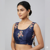 NAVY BLUE | NET | BLOUSE (Copy)