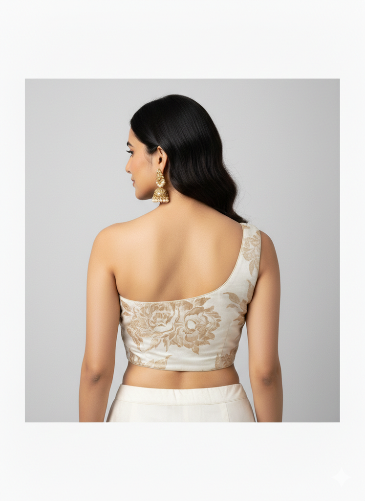 OFF WHITE | BROCADE | BLOUSE