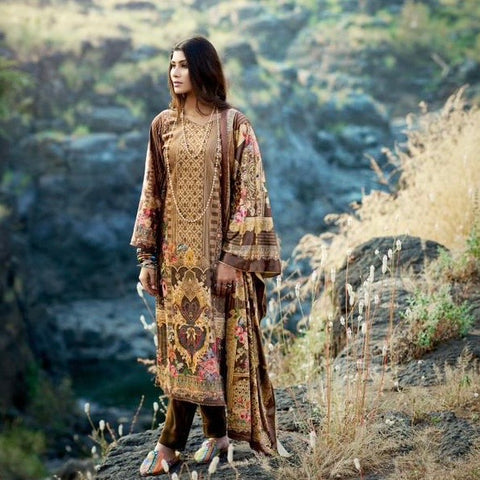 Unstitched Soft Georgette Suit