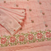 Georgette Suit with Jaal Floral Contrast Threadwork Embroidery