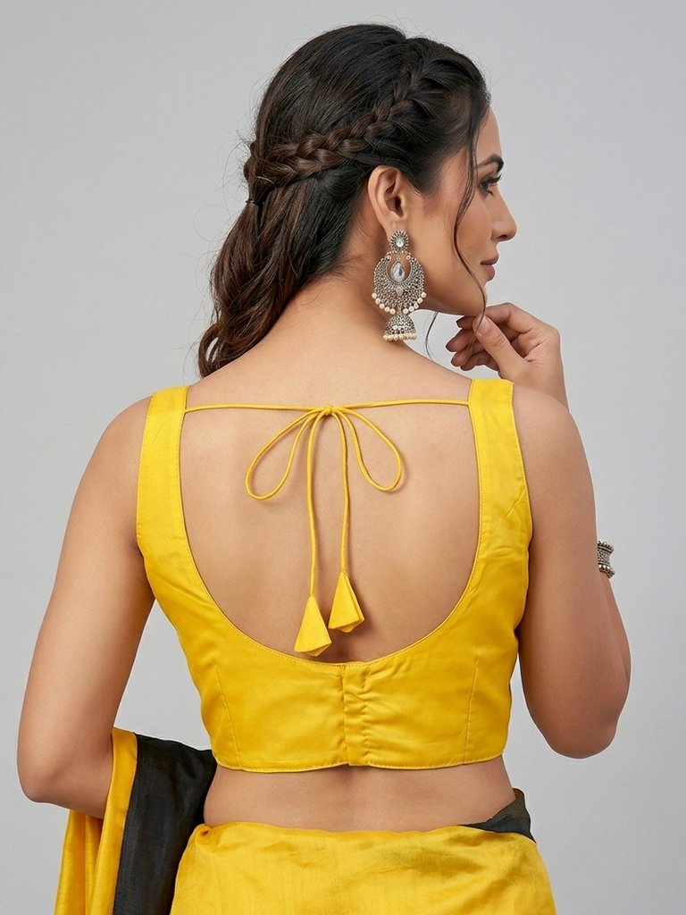 YELLOW | AMERICAN CREPE | BLOUSE
