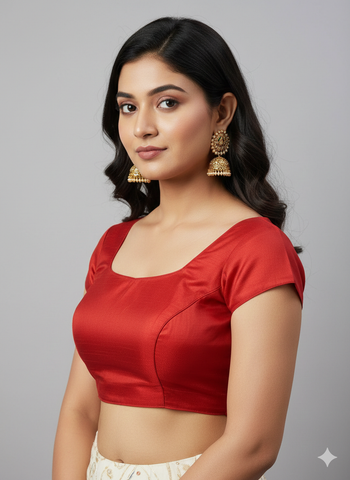 GREY |PLAIN SILK |BLOUSE