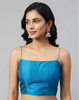 COLBALT | TAFFETA SILK| BLOUSE