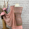 Georgette Suit with Jaal Threadwork Embroidery (D6)