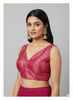 MAGENTA PINK | BROCADE | BLOUSE