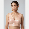 SIENNA | PEACH SEQUIN BLOUSE