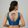 ROYAL BLUE | TAFFETA SILK| BLOUSE