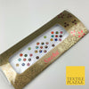 31 Small Fancy Stone Crystal Wedding Round Multi Bindi Body Sticker Tattoo - B9