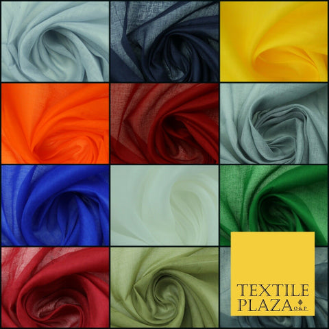 GINGER 2 - Full Voile 100% COTTON RUBIA Fabric Turban Sikh Dastaar Pagh Patka 3M - 5M - 6M - 7M 8070
