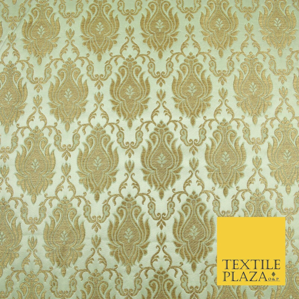 Luxury Florid Damask Ornamental Brocade Dress Fabric Waistcoat Ethnic Cushions