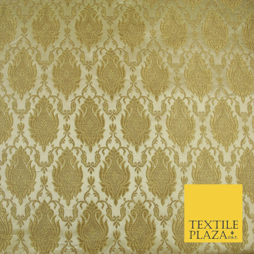 Luxury Florid Damask Ornamental Brocade Dress Fabric Waistcoat Ethnic Cushions