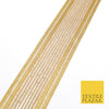 Large 3 Tone Gold Silver Metallic Woven Trimming Border Lace Ethnic Gota X239