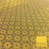 Luxury Lime Green Geometric Ornamental Pattern BROCADE FABRIC - Per Metre - 45