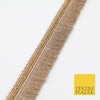 WARM GOLD Metallic Plait Fringe Tassel Trimming Gota Border Indian Ethnic X215