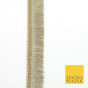 GOLD Metallic Plait Fringe Tassel Trimming Gota Border Indian Ribbon Ethnic X216