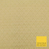 GOLD Paisley Diamond Check Indian Banarsi Brocade Fabric Dress Craft 1566