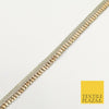 White Gold Infinite Diamonte Stone Trimming Ribbon Border Lace Ethnic Gota(X201)