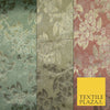 Luxury Floral Flower Mix Metallic Gold Brocade Dress Fabric 56
