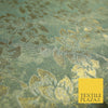 Luxury Floral Flower Mix Metallic Gold Brocade Dress Fabric 56