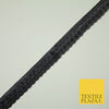 Full Black Glitter Double Sequin Ribbon Trimming Border Gota Sewing Trim X403