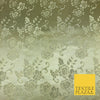 GOLD Ornamental Flower Ornate Rose Brocade Dress Fabric Metallic WovenFancy 1397
