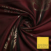 Luxury Autumnal Leafless Tree Metallic Gold Jacquard Brocade Fabric 6 COLOURS