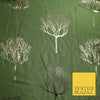 Luxury Autumnal Leafless Tree Metallic Gold Jacquard Brocade Fabric 6 COLOURS