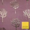 Luxury Autumnal Leafless Tree Metallic Gold Jacquard Brocade Fabric 6 COLOURS