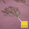 Luxury Autumnal Leafless Tree Metallic Gold Jacquard Brocade Fabric 6 COLOURS