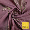 Luxury Autumnal Leafless Tree Metallic Gold Jacquard Brocade Fabric 6 COLOURS