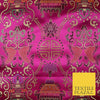 Traditional Oriental Shou Ornate Silky Satin Chinese Brocade Dress Fabric 36
