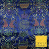 Traditional Oriental Shou Ornate Silky Satin Chinese Brocade Dress Fabric 36