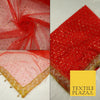 Mata Ki Chunni Hologram Golden Border Devi Mata Pooja Chunri Puja Hindu Maiyan