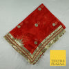Mata Ki Chunni Embroidery Golden Border Devi Mata Pooja Chunri Puja Hindu Maiyan