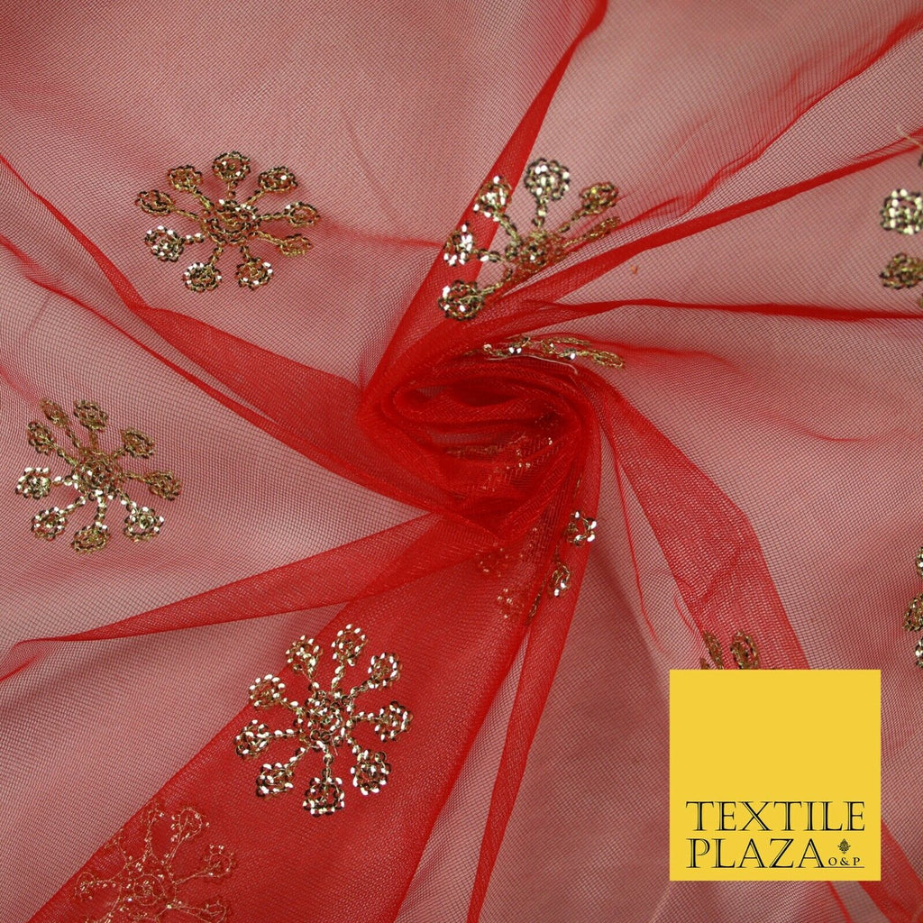 Mata Ki Chunni Embroidery Golden Border Devi Mata Pooja Chunri Puja Hindu Maiyan