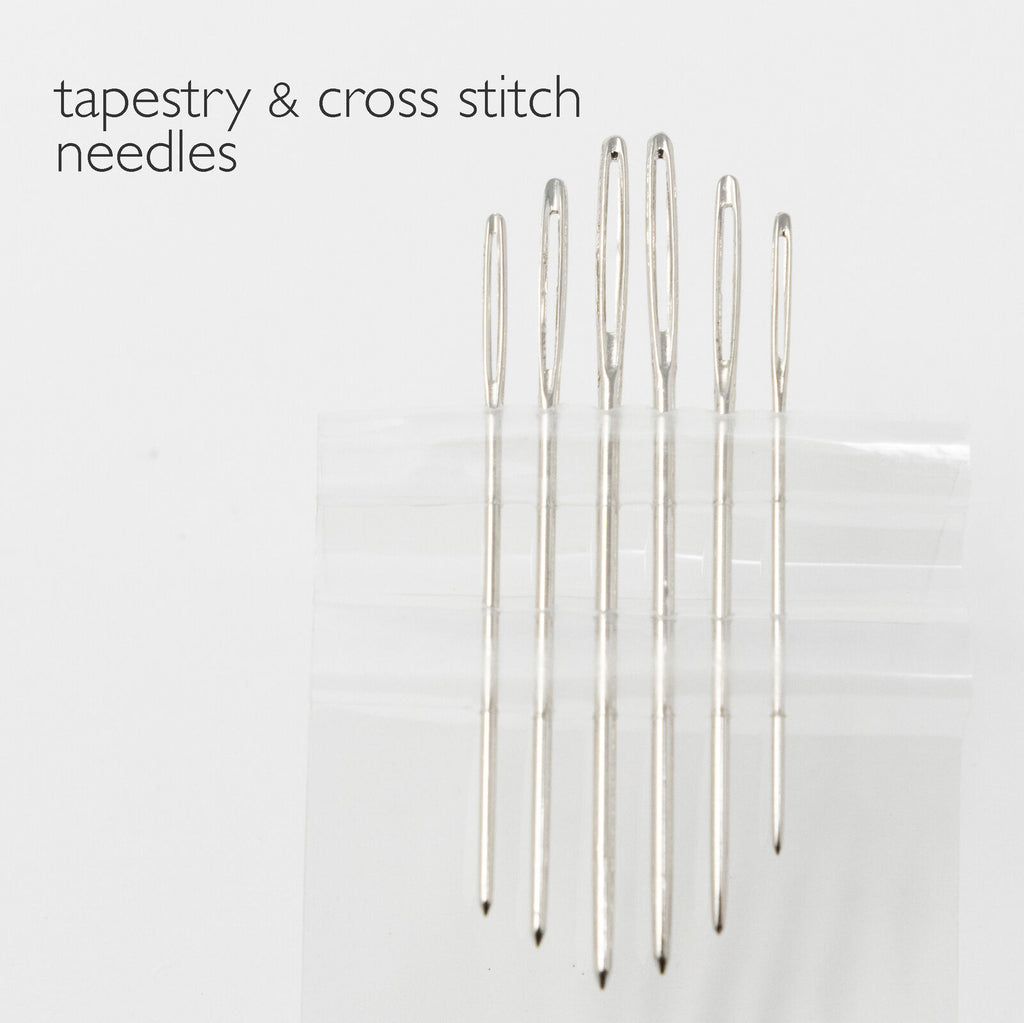 KORBOND 6 Pieces Tapestry / Cross Stitch Needles Size 18/24 Canvas Wool 110245